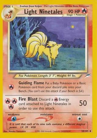 Light Ninetales (50/105) [Neo Destiny Unlimited] | Tables and Towers