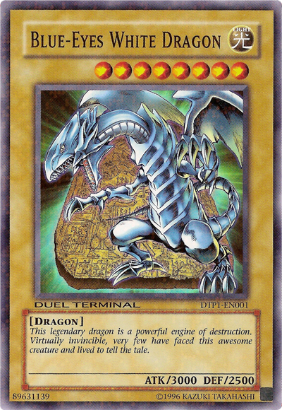 Blue-Eyes White Dragon [DTP1-EN001] Super Rare | Tables and Towers