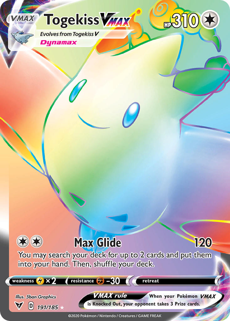 Togekiss VMAX (191/185) [Sword & Shield: Vivid Voltage] | Tables and Towers