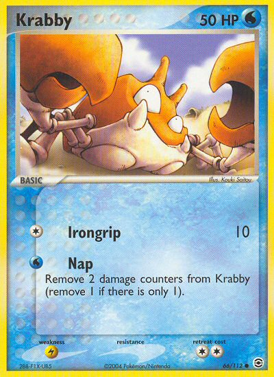 Krabby (66/112) [EX: FireRed & LeafGreen] | Tables and Towers