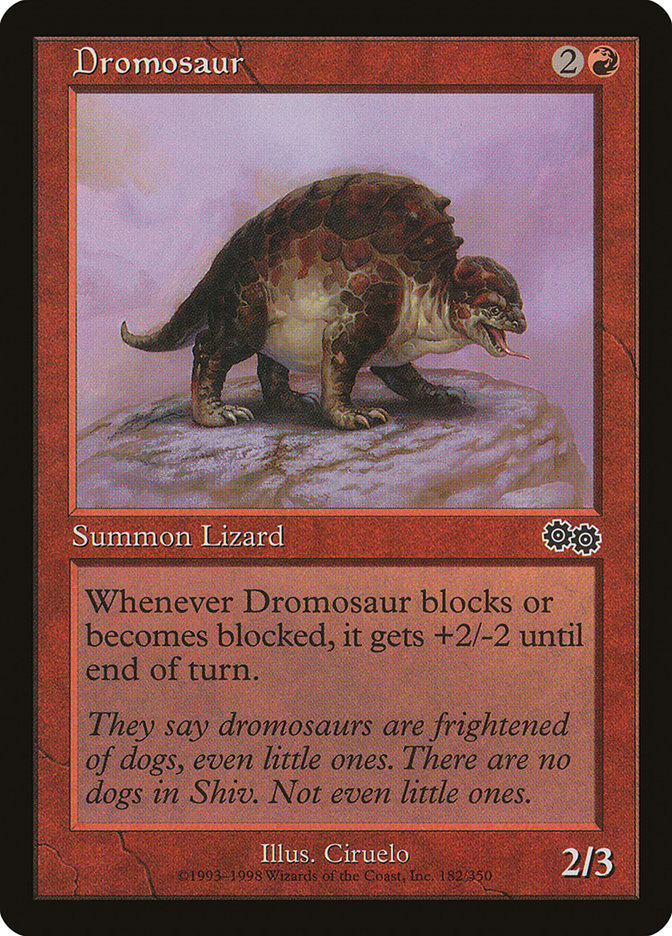 Dromosaur [Urza's Saga] | Tables and Towers