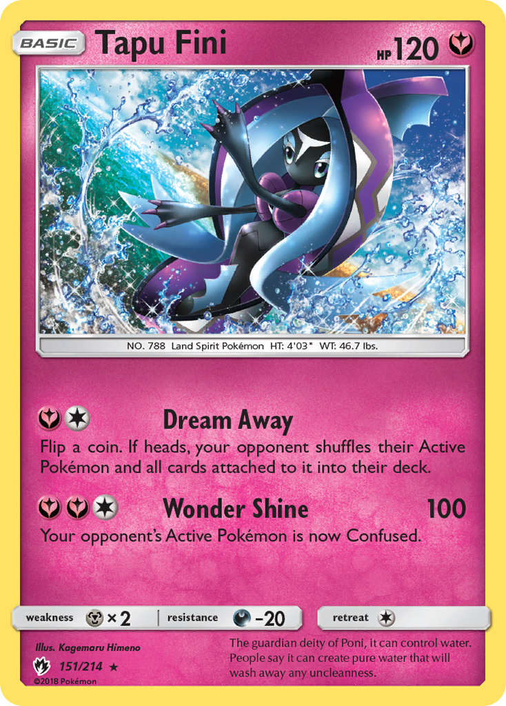 Tapu Fini (151/214) [Sun & Moon: Lost Thunder] | Tables and Towers