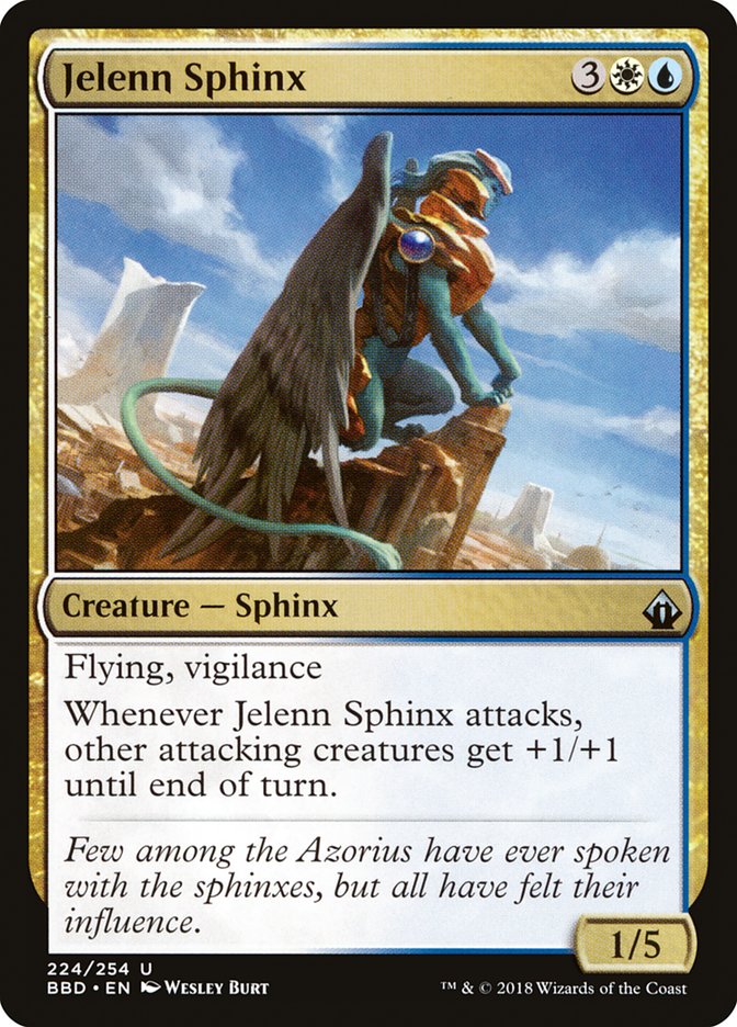 Jelenn Sphinx [Battlebond] | Tables and Towers