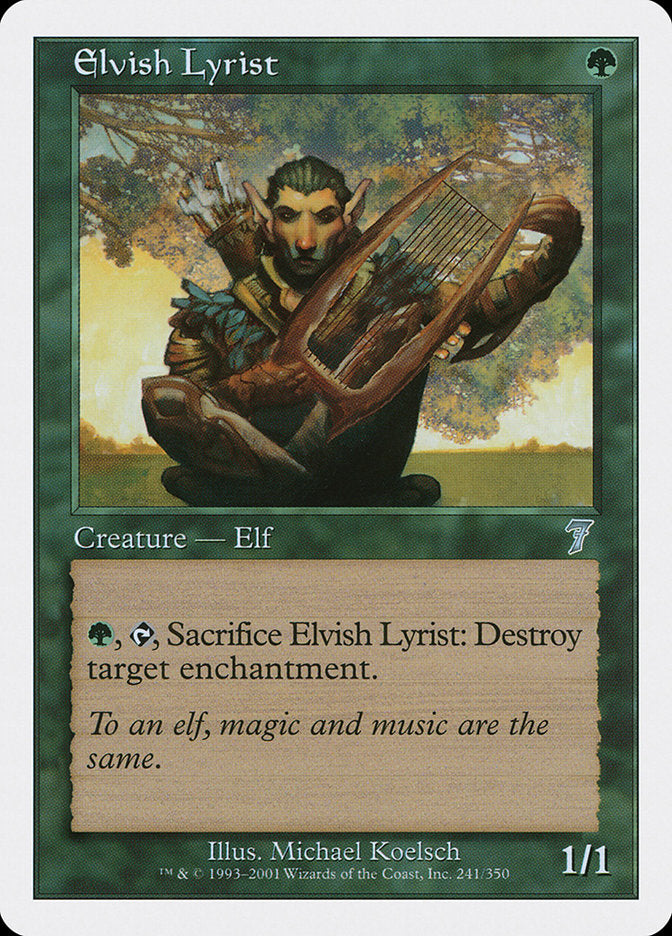 Elvish Lyrist [Seventh Edition] | Tables and Towers