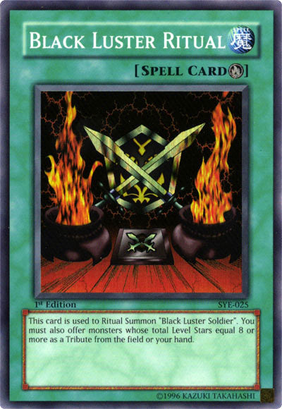 Black Luster Ritual [SYE-025] Super Rare | Tables and Towers