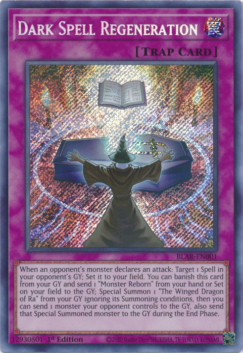 Dark Spell Regeneration [BLAR-EN001] Secret Rare | Tables and Towers