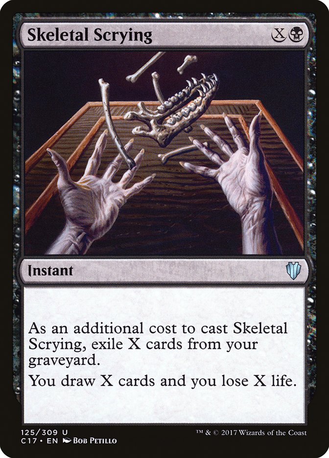 Skeletal Scrying [Commander 2017] | Tables and Towers