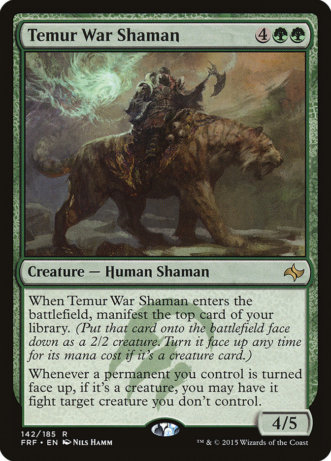 Temur War Shaman [Fate Reforged] | Tables and Towers