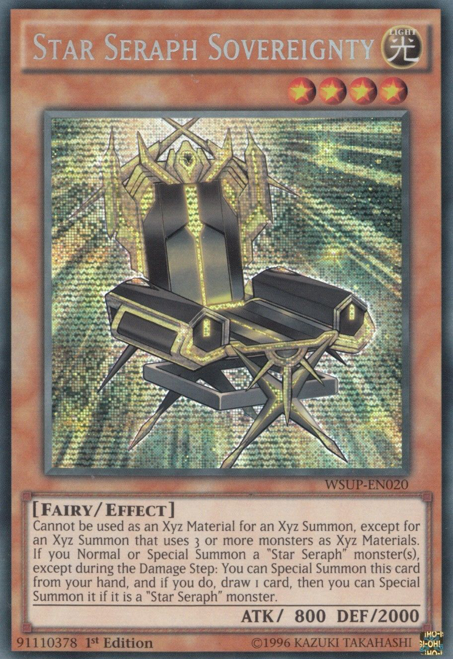 Star Seraph Sovereignty [WSUP-EN020] Secret Rare | Tables and Towers