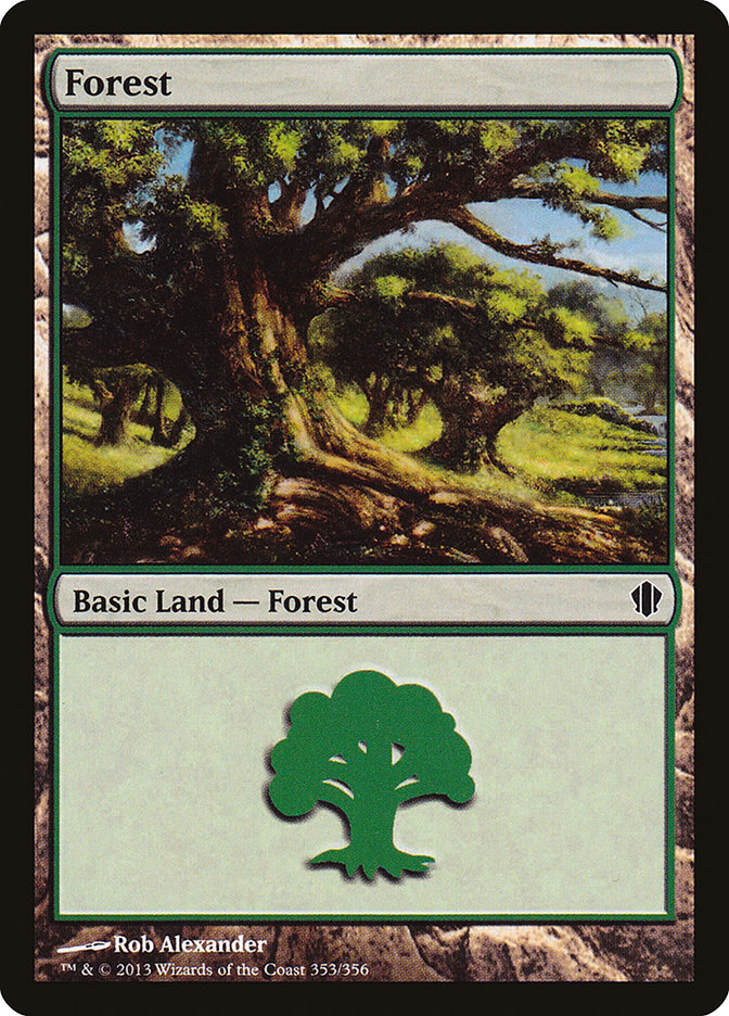 Forest (353) [Commander 2013] | Tables and Towers