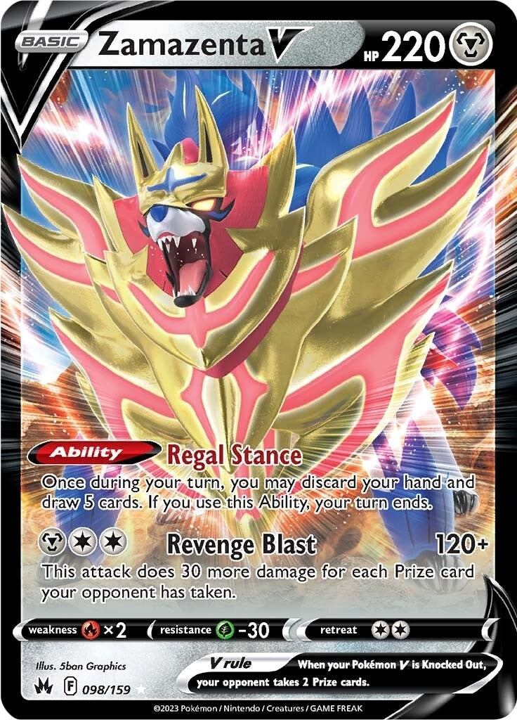 Zamazenta V (098/159) [Sword & Shield: Crown Zenith] | Tables and Towers