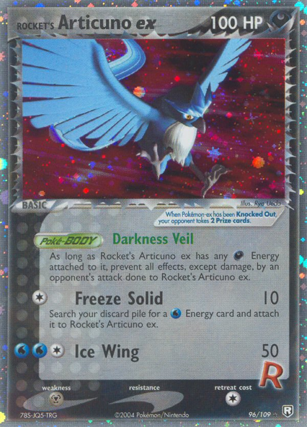 Rocket's Articuno ex (96/109) [EX: Team Rocket Returns] | Tables and Towers