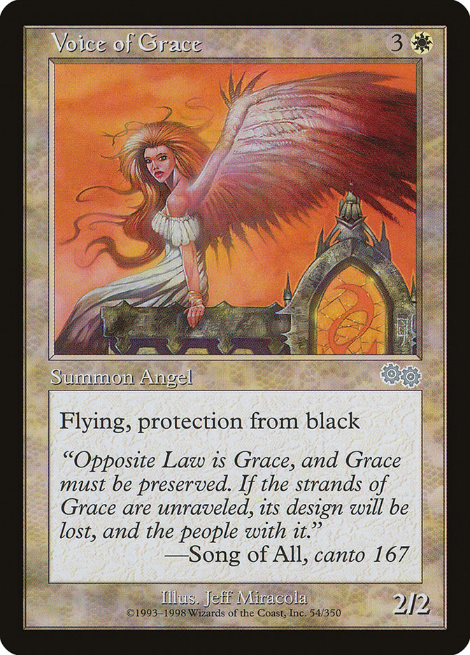 Voice of Grace [Urza's Saga] | Tables and Towers