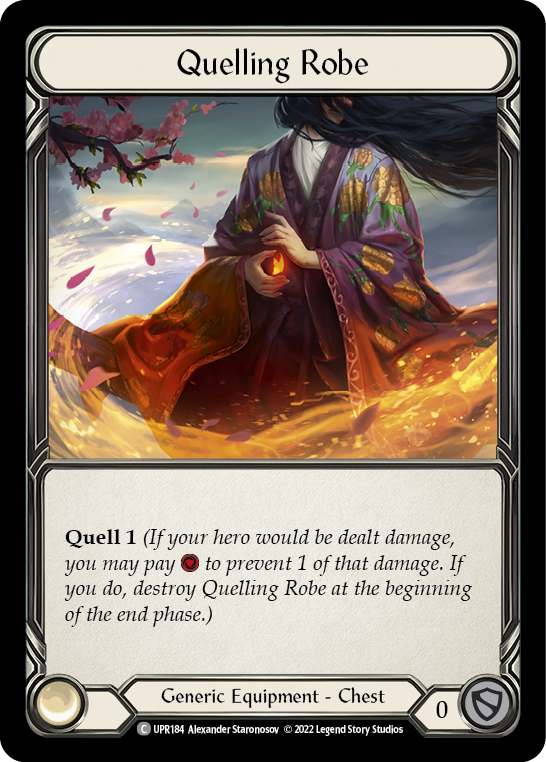 Quelling Robe [UPR184] (Uprising)  Cold Foil | Tables and Towers