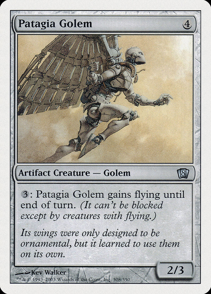 Patagia Golem [Eighth Edition] | Tables and Towers