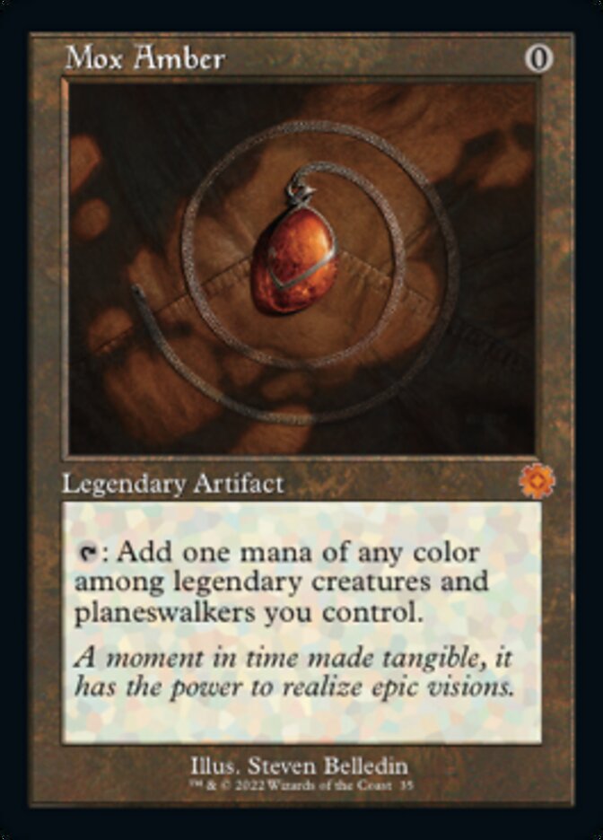 Mox Amber (Retro) [The Brothers' War Retro Artifacts] | Tables and Towers