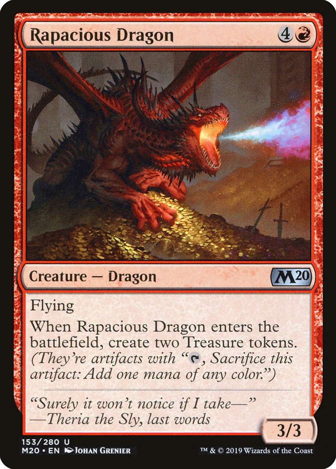 Rapacious Dragon [Core Set 2020] | Tables and Towers