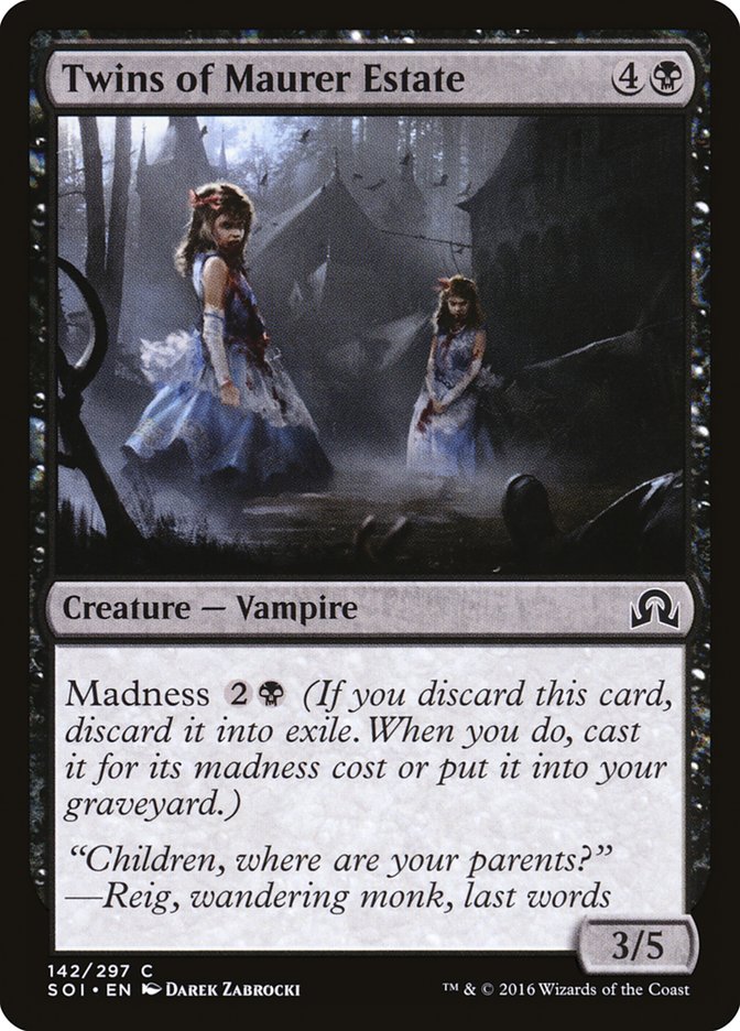 Twins of Maurer Estate [Shadows over Innistrad] | Tables and Towers