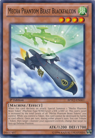 Mecha Phantom Beast Blackfalcon [BPW2-EN061] Common | Tables and Towers