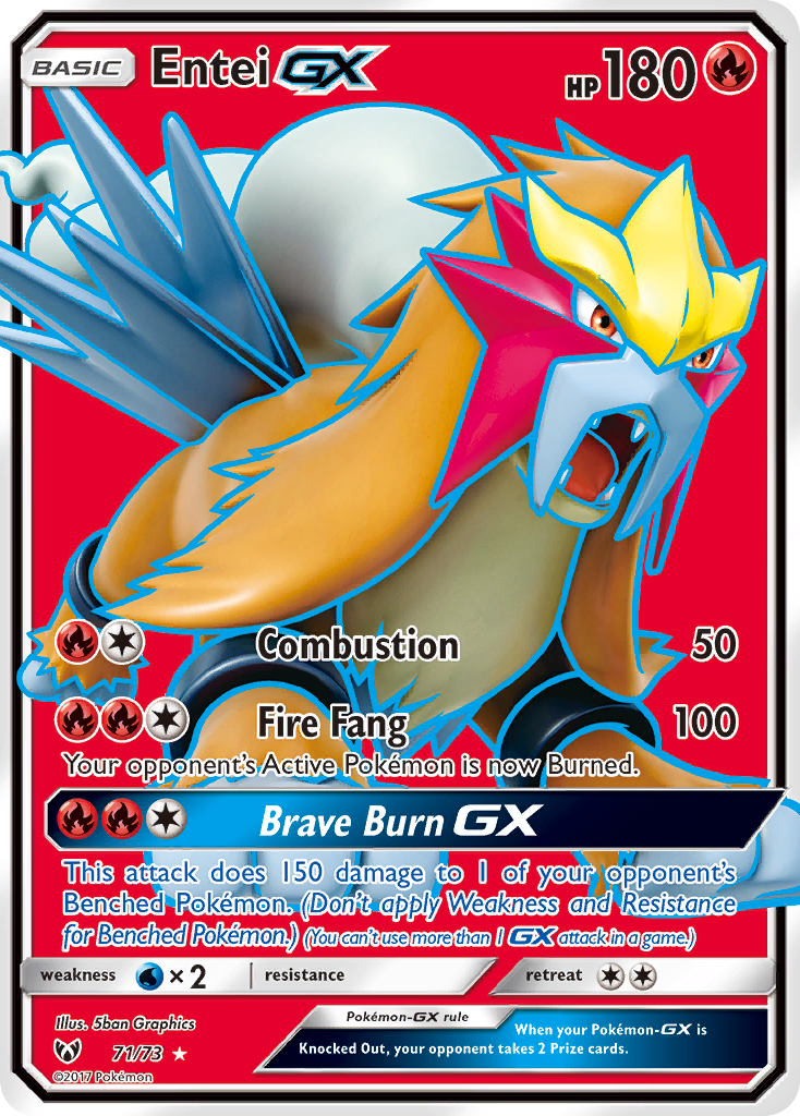 Entei GX (71/73) [Sun & Moon: Shining Legends] | Tables and Towers