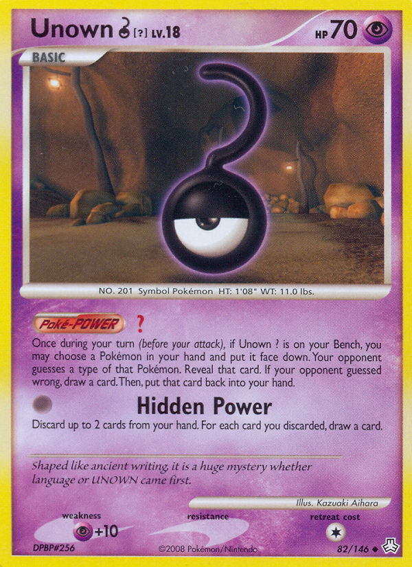 Unown ? (82/146) [Diamond & Pearl: Legends Awakened] | Tables and Towers