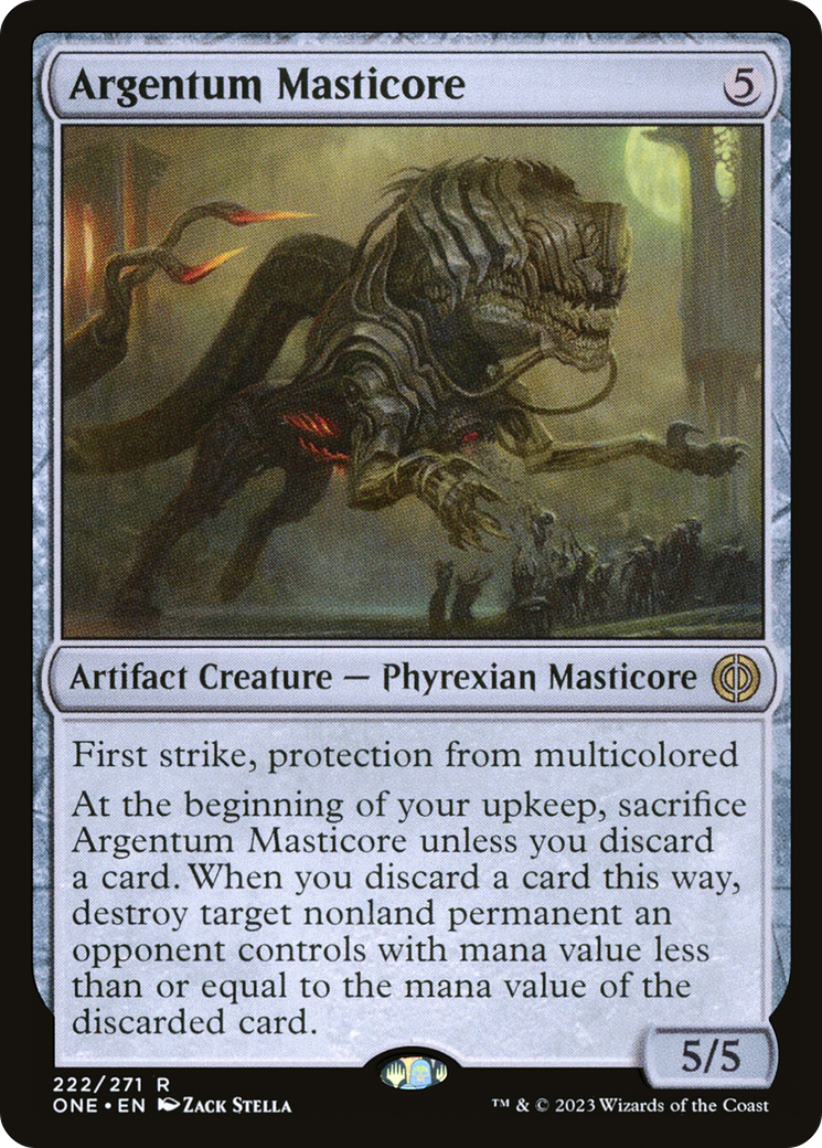 Argentum Masticore [Phyrexia: All Will Be One] | Tables and Towers