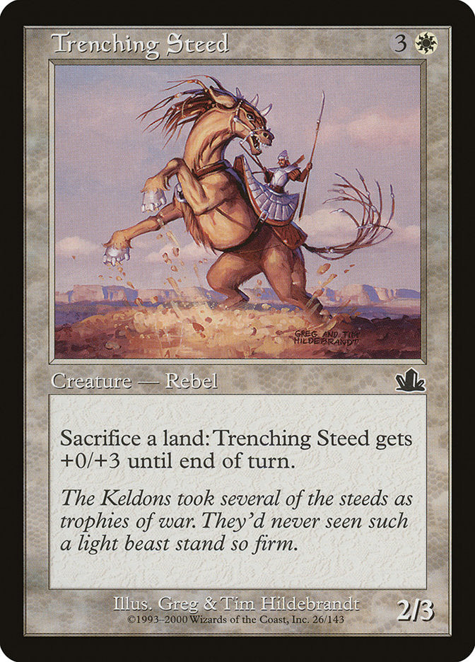 Trenching Steed [Prophecy] | Tables and Towers