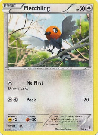 Fletchling (1/30) [XY: Trainer Kit 1 - Bisharp] | Tables and Towers