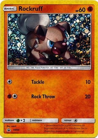 Rockruff (SM06) (General Mills Promo) [Sun & Moon: Black Star Promos] | Tables and Towers