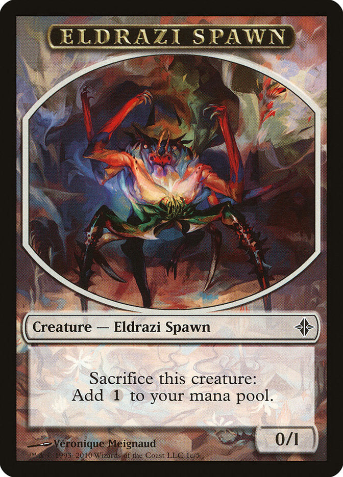 Eldrazi Spawn Token (1c/5) [Rise of the Eldrazi Tokens] | Tables and Towers