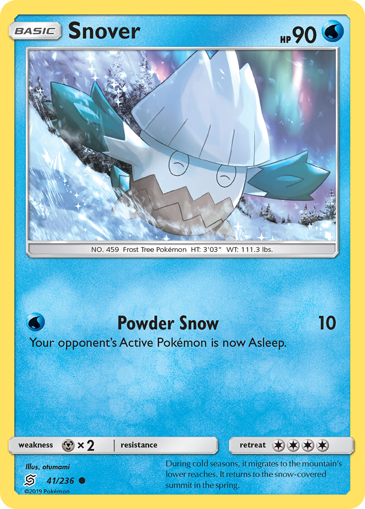 Snover (41/236) [Sun & Moon: Unified Minds] | Tables and Towers