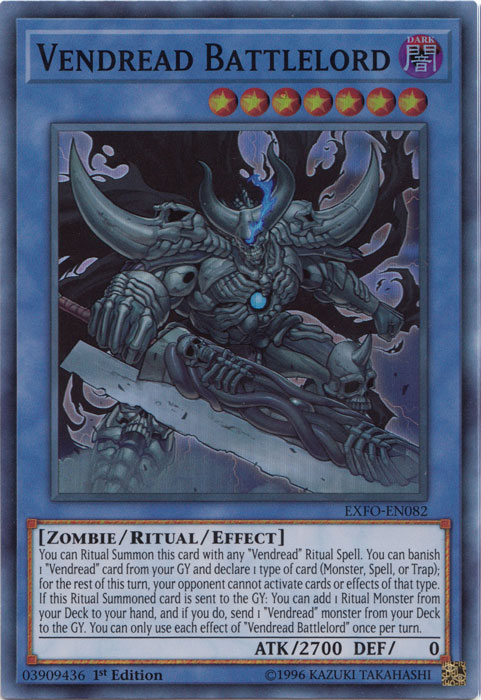 Vendread Battlelord [EXFO-EN082] Super Rare | Tables and Towers