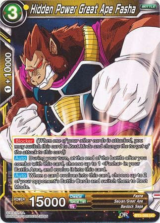 Hidden Power Great Ape Fasha (BT3-098) [Cross Worlds] | Tables and Towers