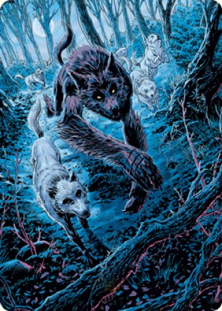 Untamed Pup Art Card [Innistrad: Midnight Hunt Art Series] | Tables and Towers