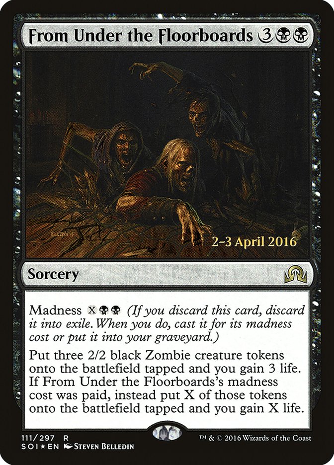 From Under the Floorboards [Shadows over Innistrad Prerelease Promos] | Tables and Towers