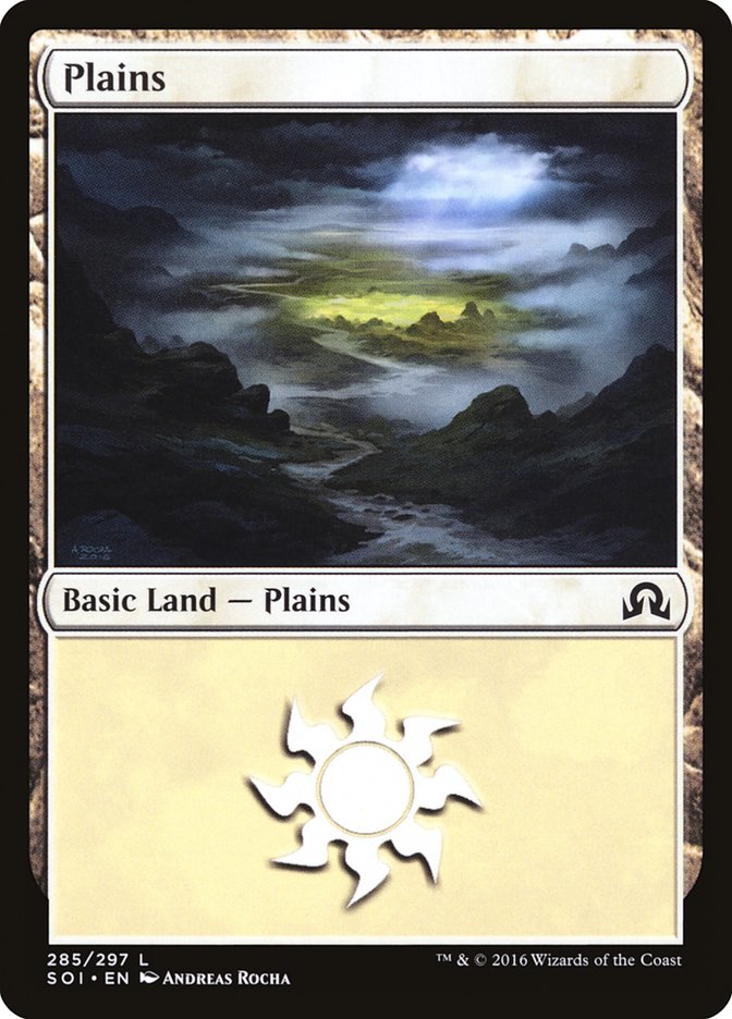 Plains (285) [Shadows over Innistrad] | Tables and Towers