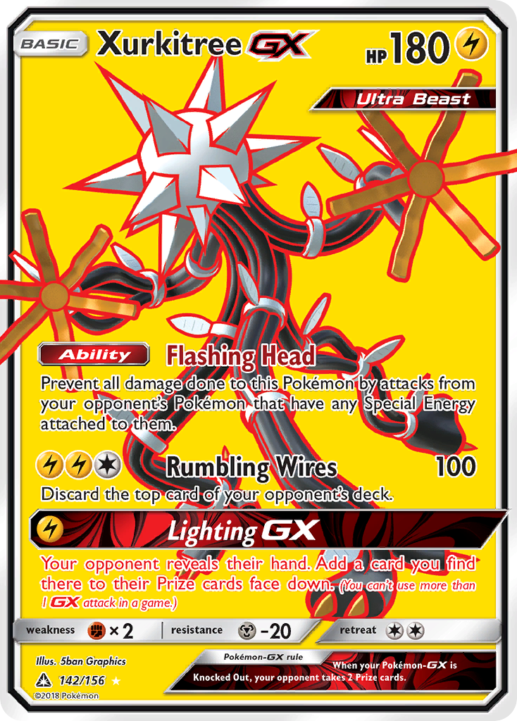 Xurkitree GX (142/156) [Sun & Moon: Ultra Prism] | Tables and Towers