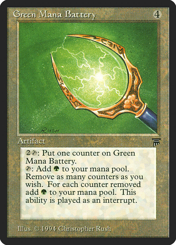 Green Mana Battery [Legends] | Tables and Towers