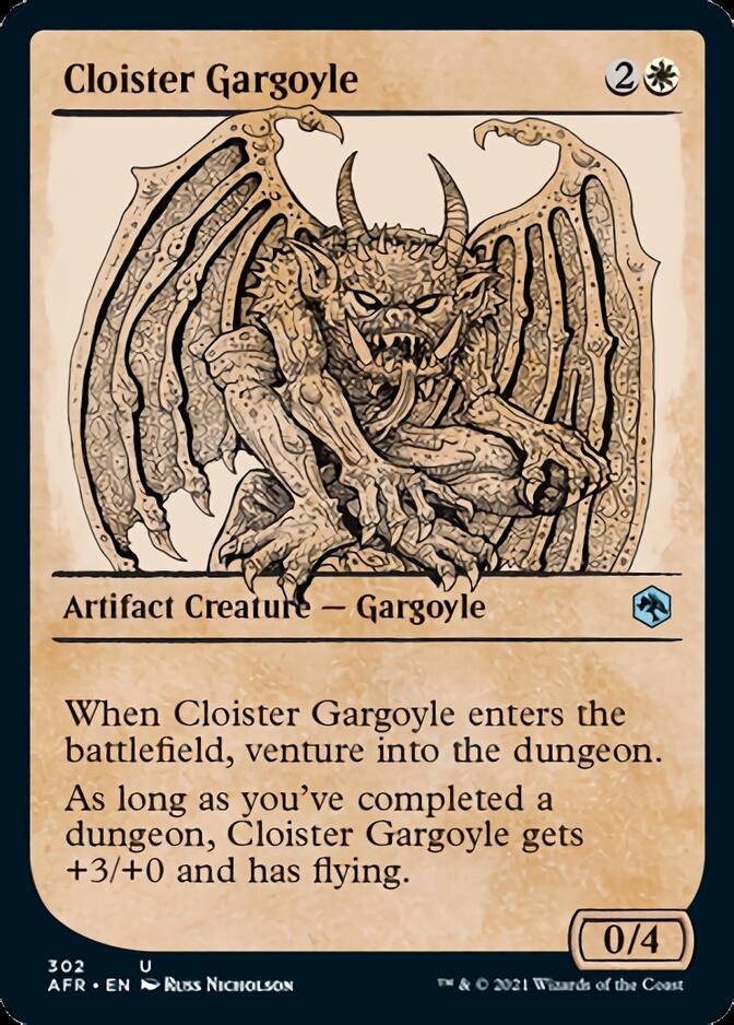 Cloister Gargoyle (Showcase) [Dungeons & Dragons: Adventures in the Forgotten Realms] | Tables and Towers