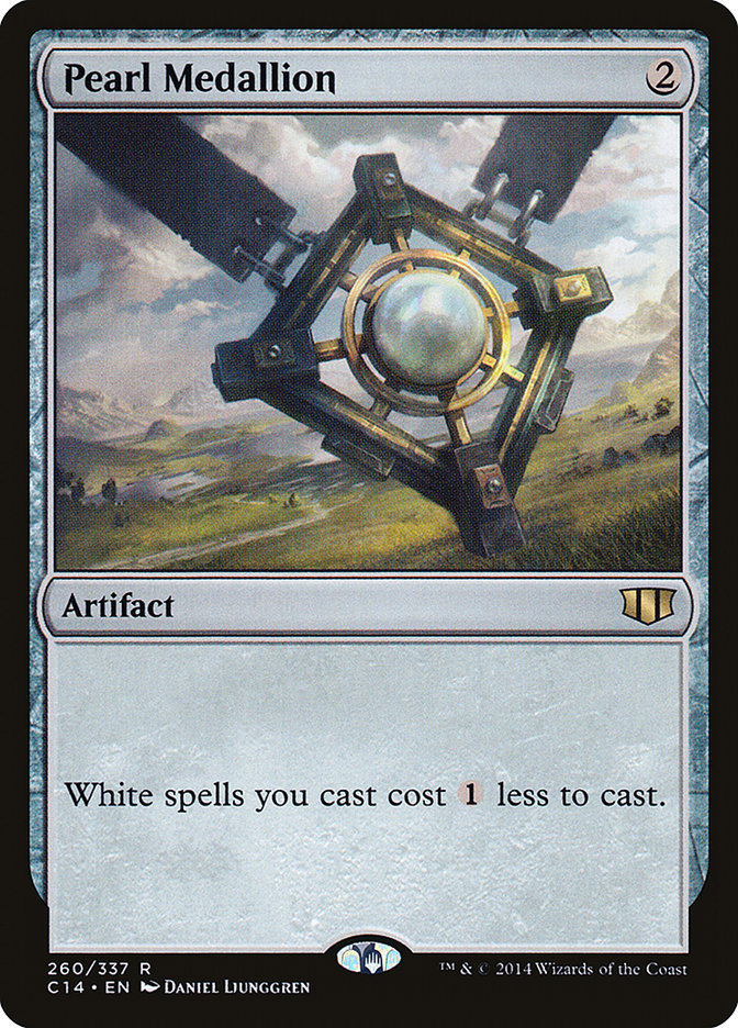 Pearl Medallion [Commander 2014] | Tables and Towers