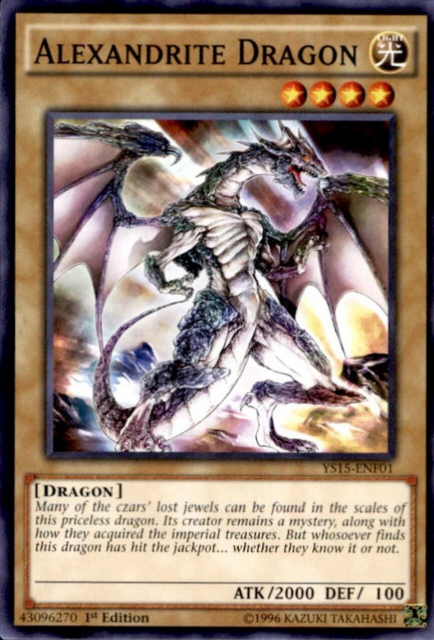 Alexandrite Dragon [YS15-ENF01] Common | Tables and Towers