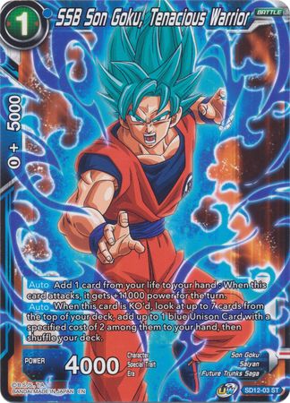 SSB Son Goku, Tenacious Warrior (Starter Deck - Spirit of Potara) (SD12-03) [Rise of the Unison Warrior] | Tables and Towers