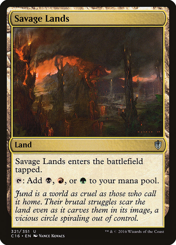 Savage Lands [Commander 2016] | Tables and Towers
