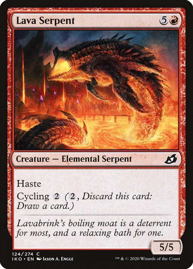 Lava Serpent [Ikoria: Lair of Behemoths] | Tables and Towers