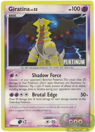 Giratina (4/146) [Burger King Promos: 2009 Collection] | Tables and Towers