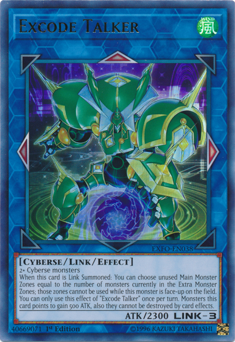 Excode Talker [EXFO-EN038] Ultra Rare | Tables and Towers