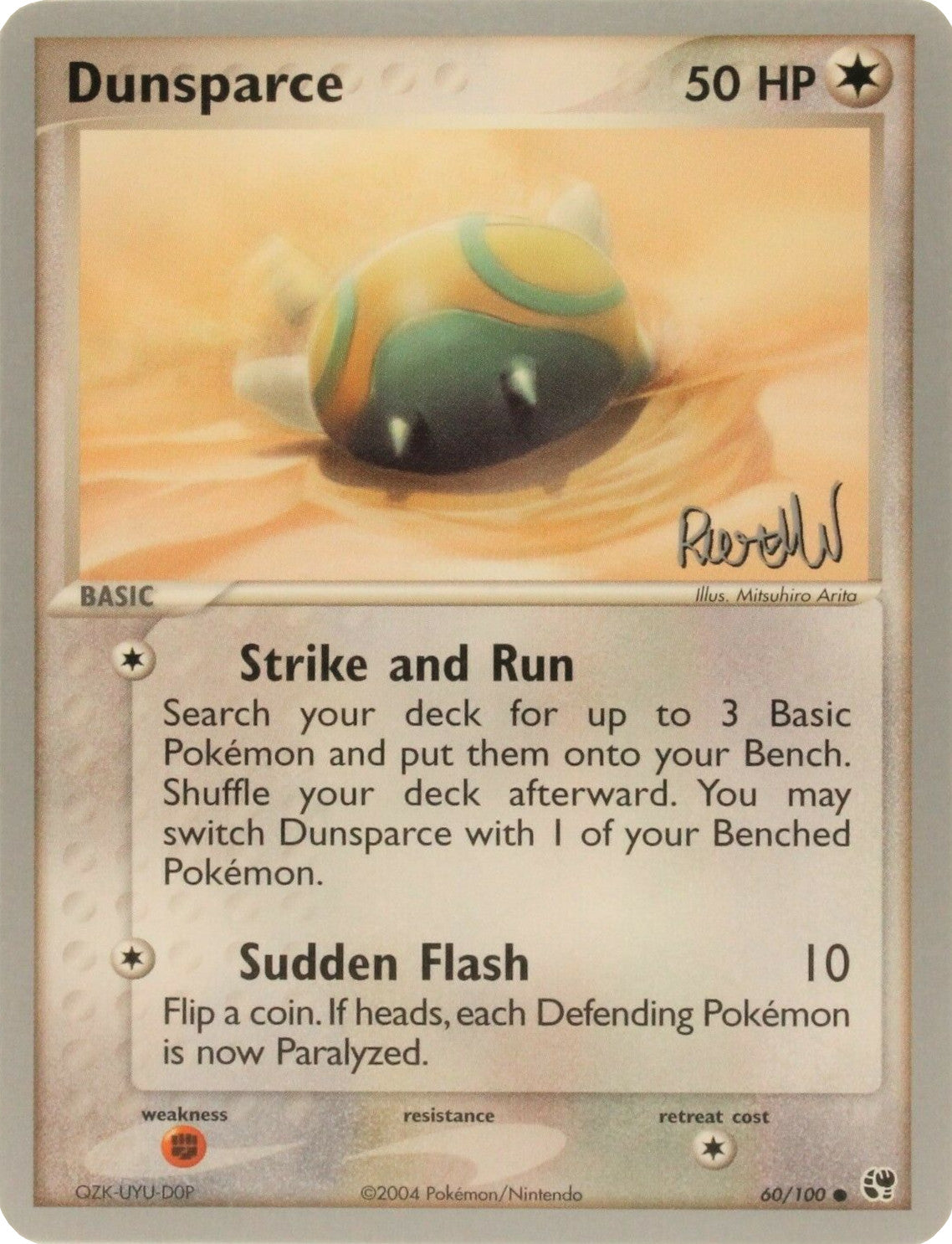 Dunsparce (60/100) (Rocky Beach - Reed Weichler) [World Championships 2004] | Tables and Towers