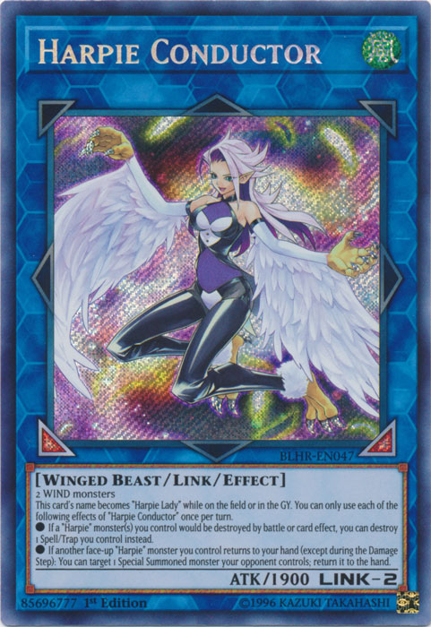 Harpie Conductor [BLHR-EN047] Secret Rare | Tables and Towers