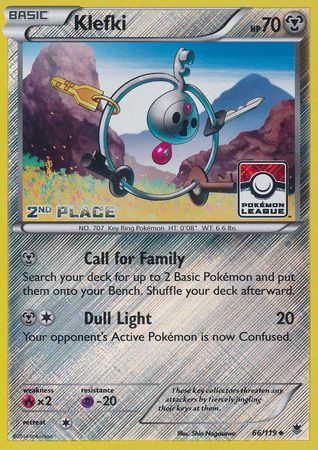 Klefki (66/119) (League Promo 2nd Place) [XY: Phantom Forces] | Tables and Towers