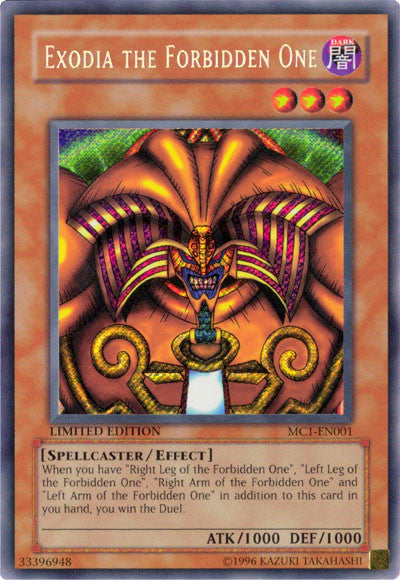 Exodia the Forbidden One [MC1-EN001] Secret Rare | Tables and Towers